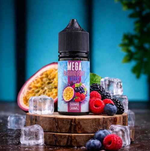 MEGA PASSION FRUIT BERRY ICE-ميجا باشن فروت بيري ا...