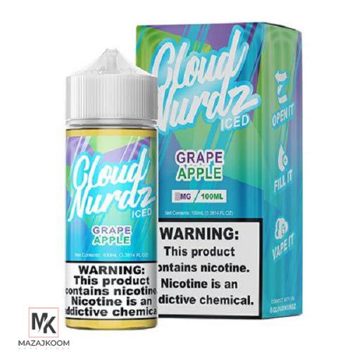 كلاود نايردز عنب تفاح ايس 100 مل Cloud Nurdz Iced...