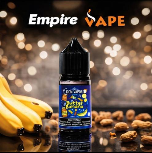 ايكون فيبر زبدة و موز Icon vapor butter banana 30m...