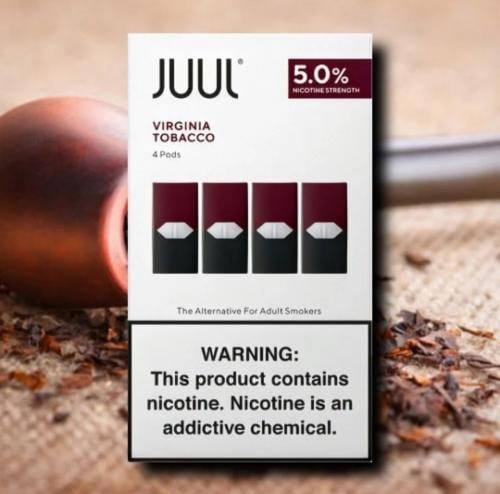 بودات جهاز سحبة الجول فيرجينا توباكو | JUUL PODS T...