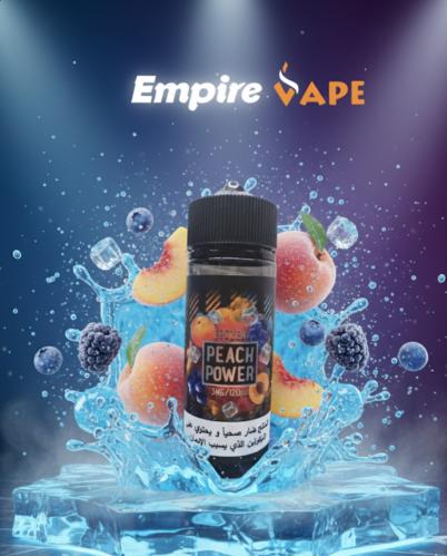 سامز فيب بيتش باور آيس Sams Vape Frozen Peach Powe...