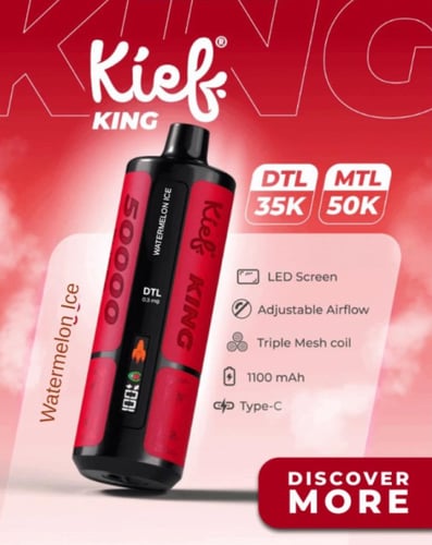 شيشة جاهزة كيف كينغ Kief King 50000