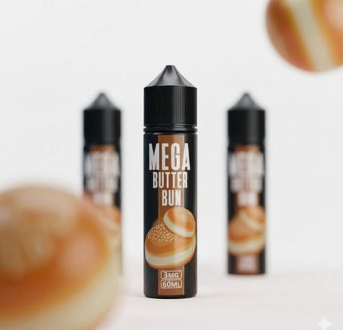 ميغا بتر بن 60 مل-mega butter bun 3mg