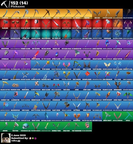 حساب فورتنايت 126skin اكس كريتوس اساسي