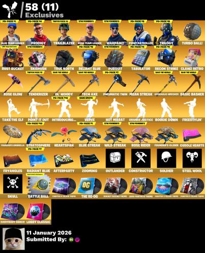 حساب فورتنايت طور الزومبي القديم اساسي