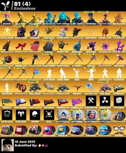 حساب فورتنايت وايلد كات wildcat وطور الزومبي القدي...