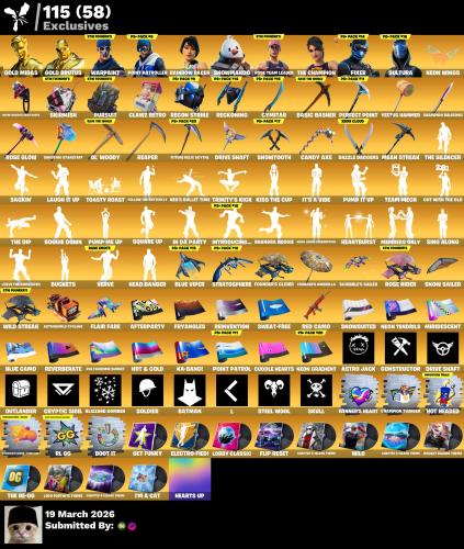 حساب فورتنايت طور الزومبي القديم 234skin اساسي