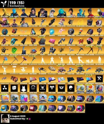 حساب فورتنايت 165skin طور الزومبي القديم اساسي