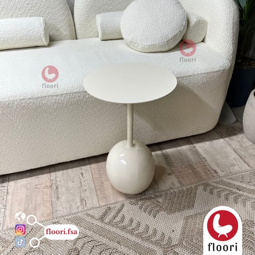 طاولة خدمه بسطح حديد قاعده رخام