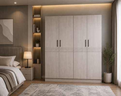دولاب ملابس مودرن بتصميم عملي وأنيق