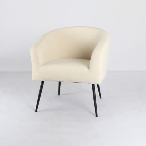 كرسي قماش بيج