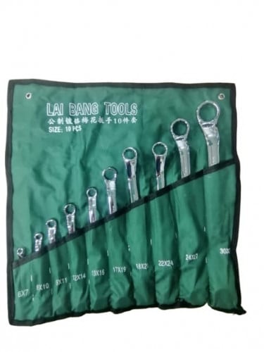 طقم مفاتيح 10 قطع كبير DOUBLE RING SPANER SET