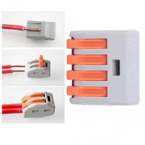 (20 قطعة) موصل اسلاك متعدد التوصيل 3 اطراف مدمج بذ...