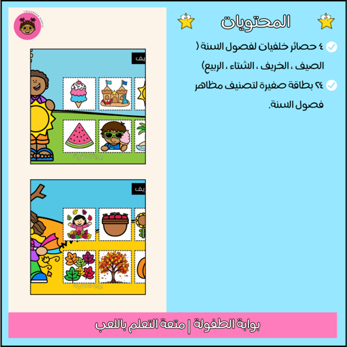 تصنيف مظاهر فصول السنة