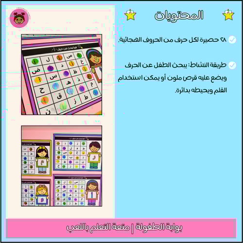 البحث عن الحروف العربية