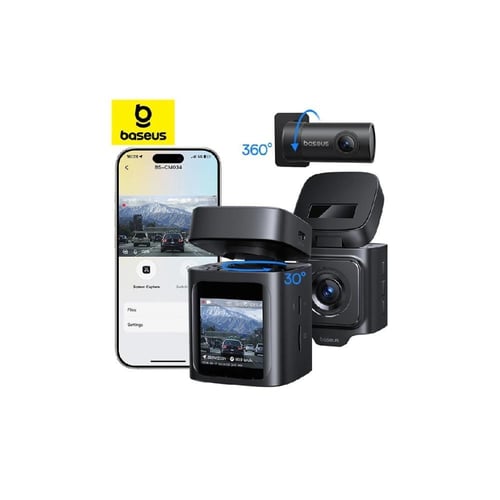 بيسوس - داش كام VD1 3K كاميرا أمامية وخلفية HD مدم...