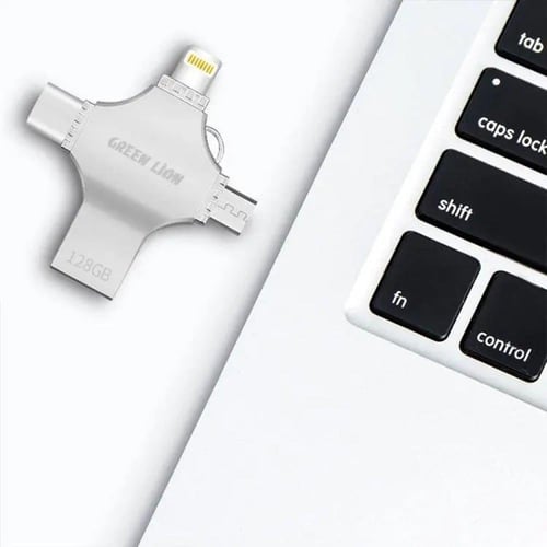 فلاش درايف نقل البيانات 4 في 1 64GB من جرين لايون
