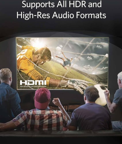 انكر - كيبل HDMI 4K فائق السرعة بطول 2 متر - اسود