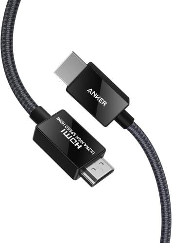 انكر - كيبل HDMI 4K فائق السرعة بطول 2 متر - اسود