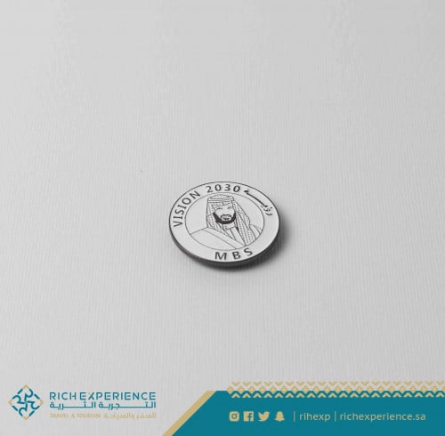 دبوس بروش رؤية 2030