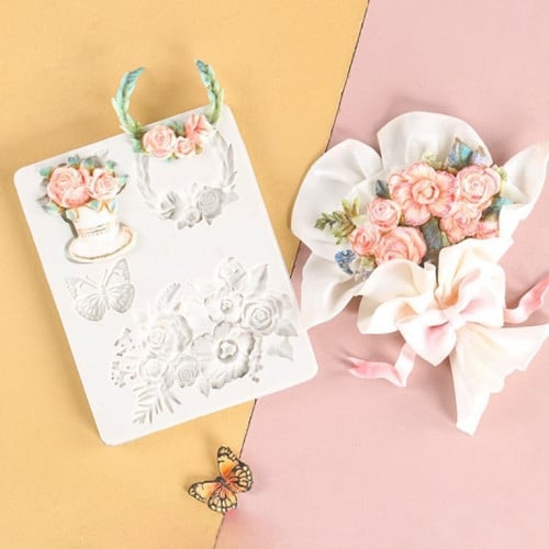 سليكون باقة ورد