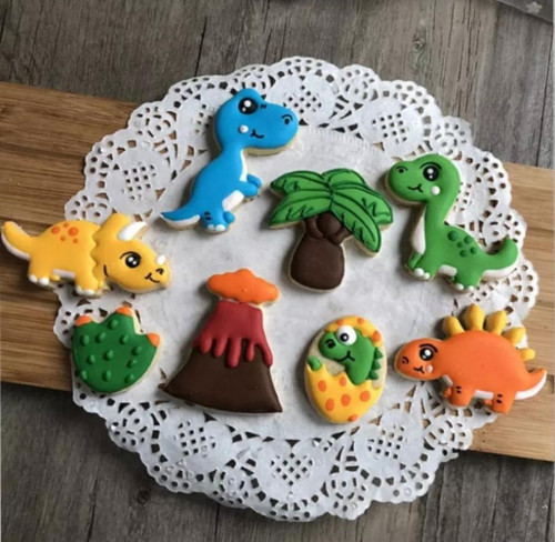 مجموعة قطاعات الديناصور 8 اشكال