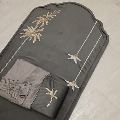 طقم صلاة النخلة رصاصي غامق