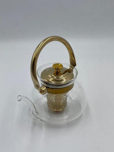 ابريق زجاج شخال ذهبي 1000ملى