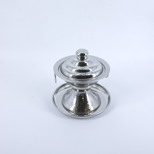 تمريه بقاعدة ستيل فضي 16 سم