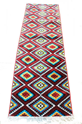 سجاد قطن ملون 1*3 متر