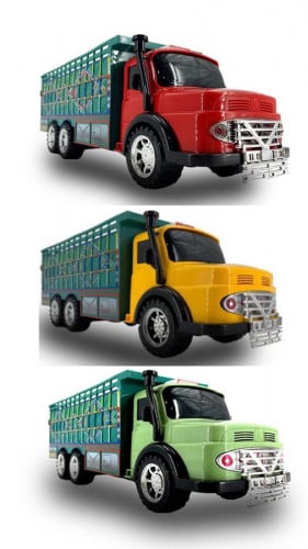 لوري مرسدس أصفر-أحمر-أخضر