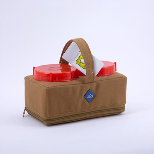 جراب مع علبتين نص لتر