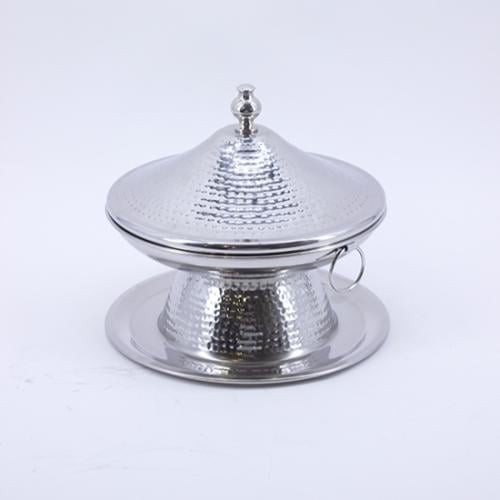 تمريه ستيل فضي 24 سم