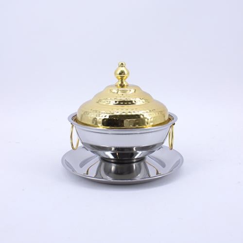 تمريه فضي غطاء ذهبي 240 مقاسين