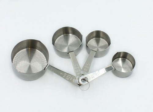 مكيال ستيل طقم 4 حبات
