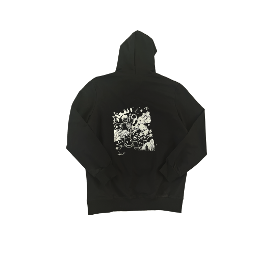 هودي "انفجار" اسود ربيعي