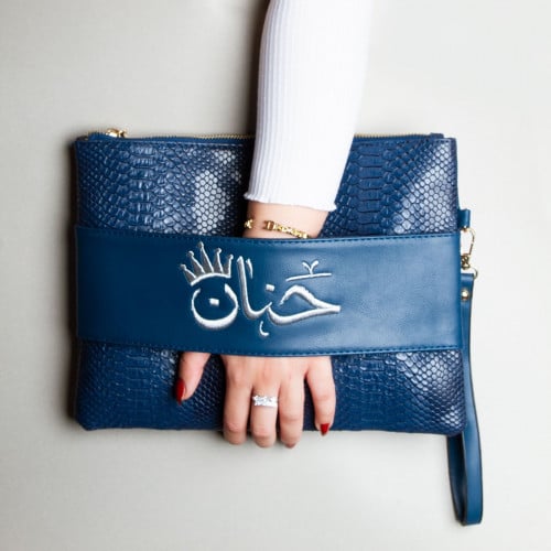 باوتش مع تطريز/ كحلي