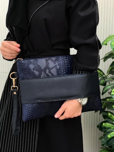 باوتش جلد التمساح/الوان متعددة