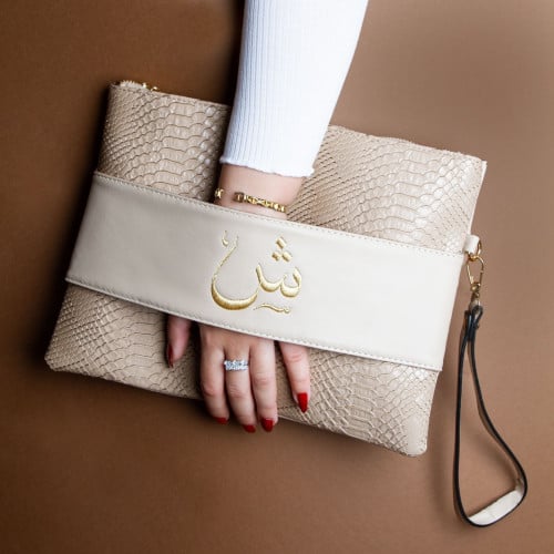 باوتش مع تطريز/ بيج