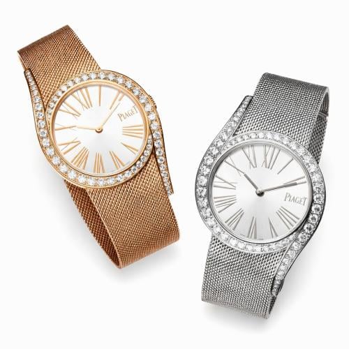 ساعة Piaget Limelight Gala نسائية مرصعة بالألماس بياجيه لايملايت غالا