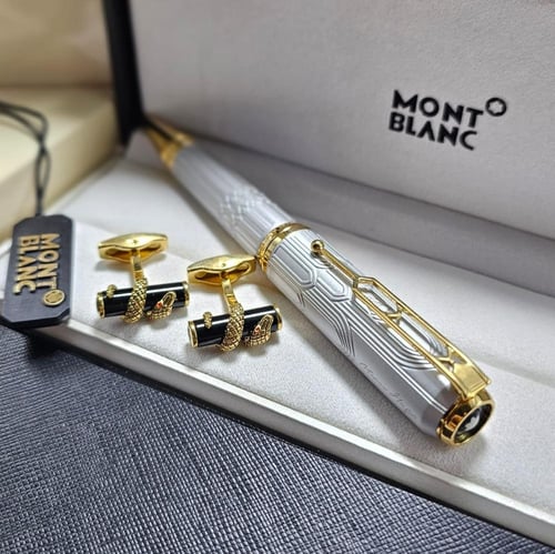 قلم وكبك مونت بلانك الجديد