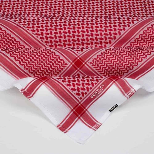 شماغ بنتلي احمر العقيق ليزر أصدار خاص 2024