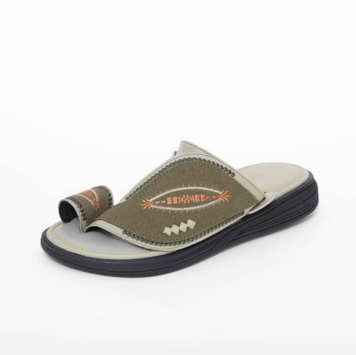 حذاء شرقي ايطالي طبي اخضر فاتح