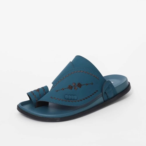 حذاء شرقي ايطالي طبي أزرق