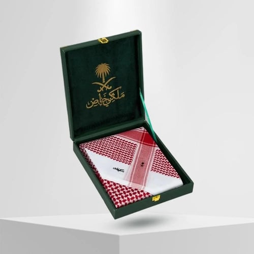 عرض شماغ ملكي خاص ابيض و الثاني هديه