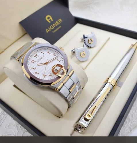 طقم اقنر ساعة قلم كبك