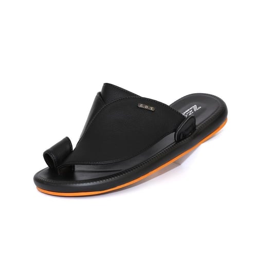 حذاء شرقي طبي جلد أسود H3