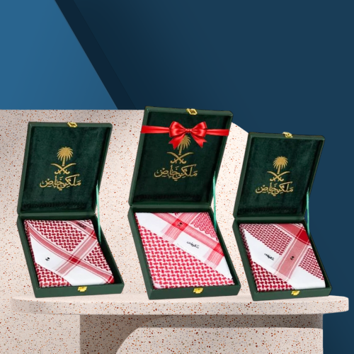 عرض 3 شماغ ملكي خاص بسعر اثنين