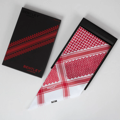 شماغ بنتلي BENTLEY كلاسيك الأحمر المميز 2025