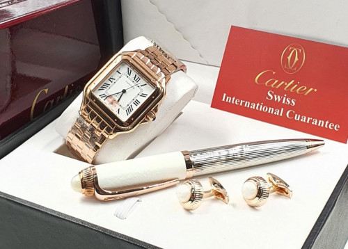 طقم كارتير ساعه قلم كبك